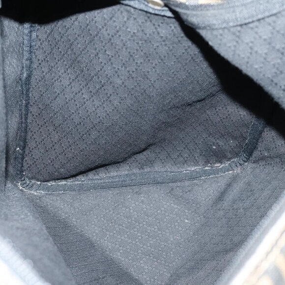 FENDI Zucca Canvas Boston Bag PVC Black Brown Auth 144233 - Picture 12 of 16